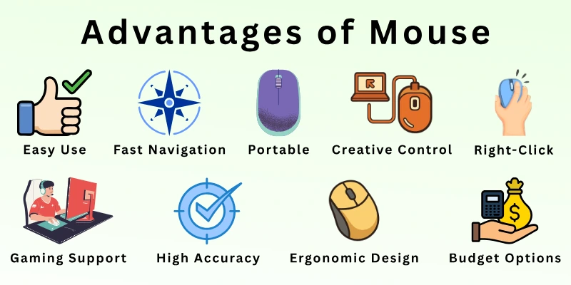 Advantages of Mouse