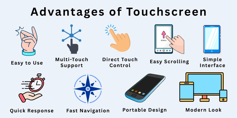Advantages of Touchscreen