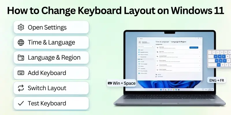 How to Change Keyboard Layout on Windows 11