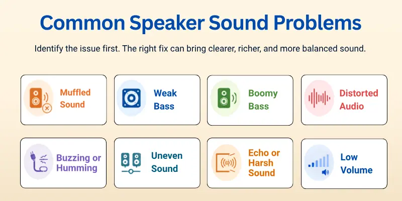 Common Speaker Sound Problems