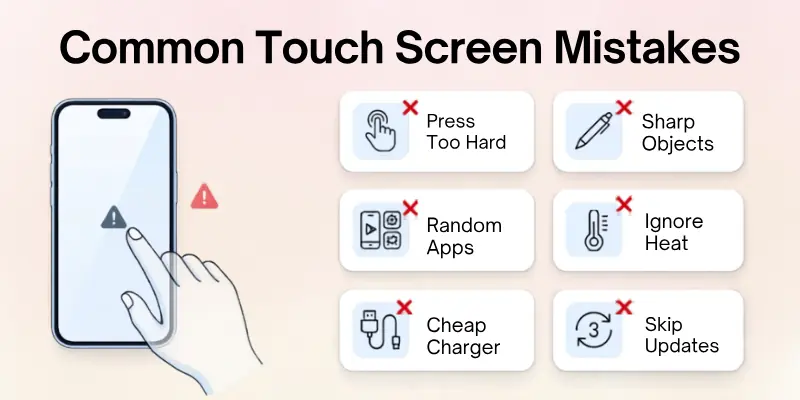 Common Mistakes to Fixing Unresponsive Touch Screen