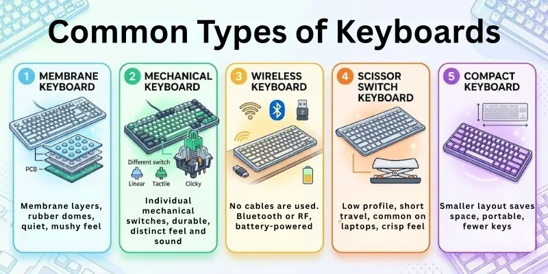 Common Types of Keyboards