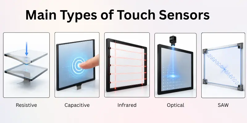 Main Types of Touch Sensors