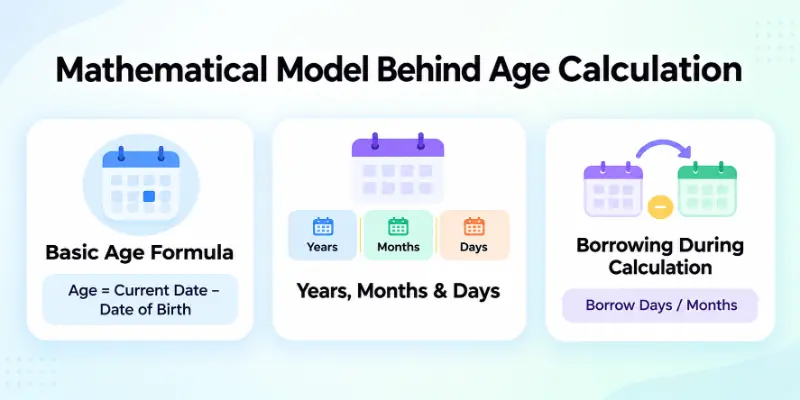 mathematical model behind age calculation