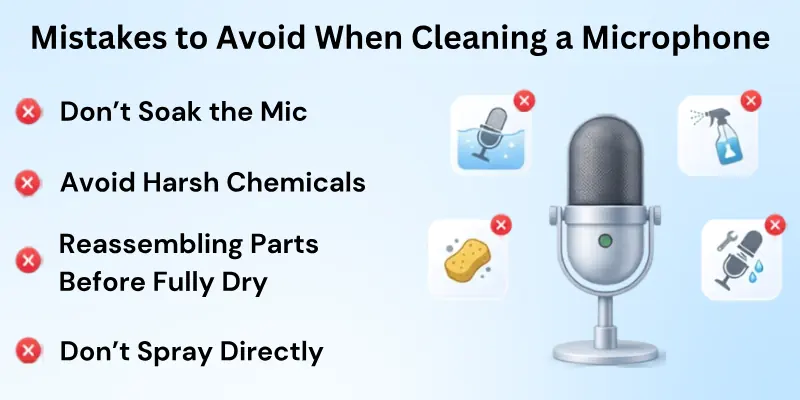 Common Mistakes to Avoid in Cleaning Mic