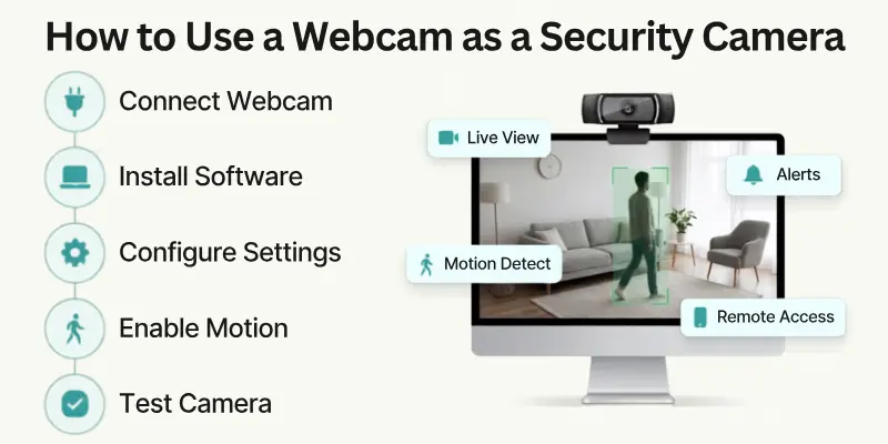 Use Webcam as a Security Camera